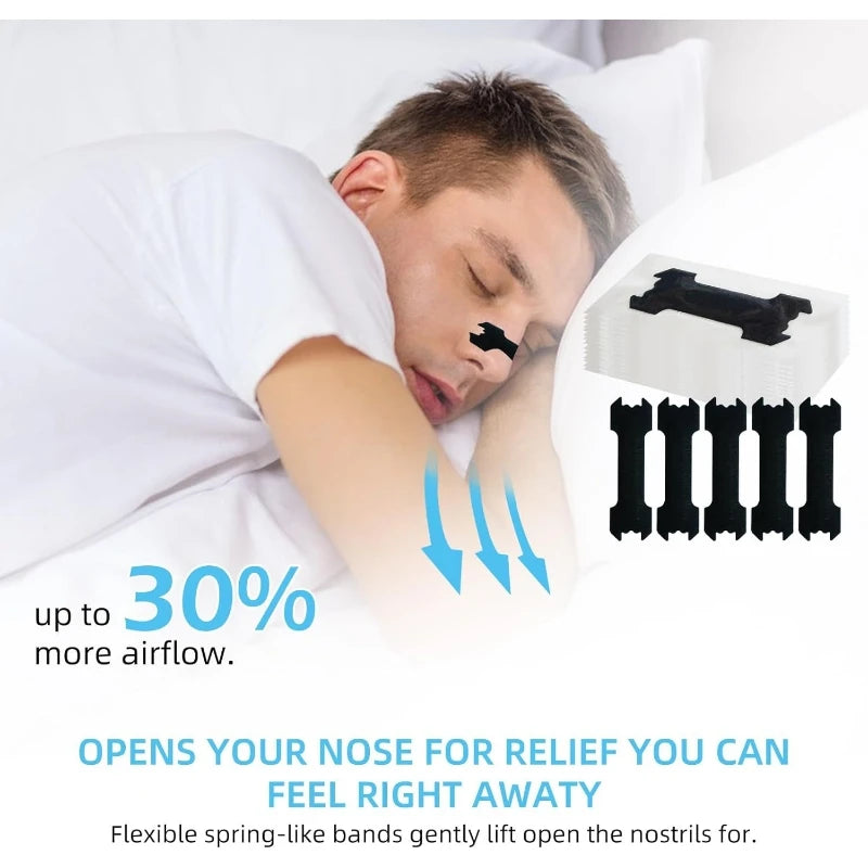 10 30 50 80 Breath Nasal Strips Anti-snoring Sleeping Enhanced Vue