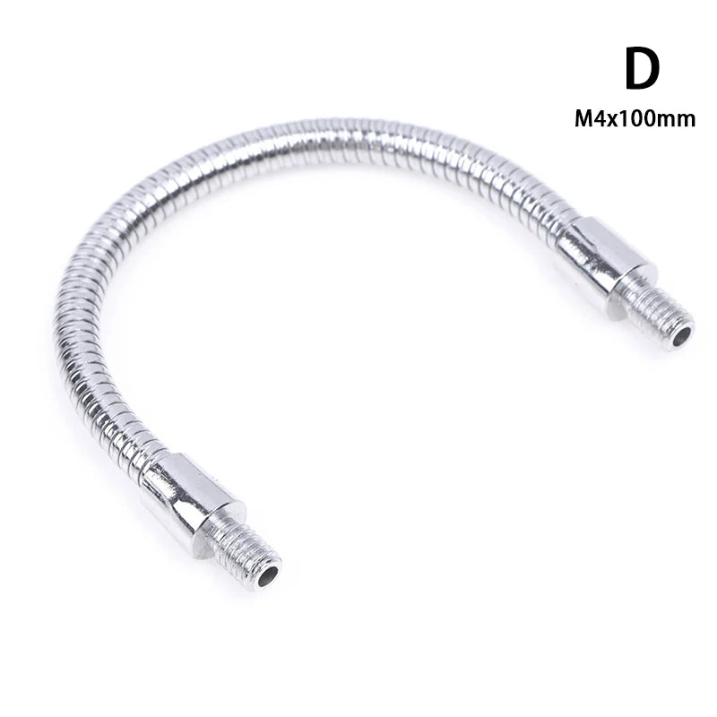 LED M4 Black Silver Microphone Positioning Hose Two External Teeth M4 Flexible Snake Tube Vue D