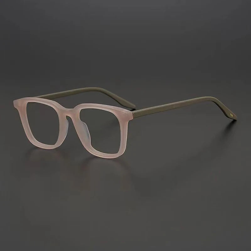 Fashion Vintage Frosted Square Optical Glasses Frame Simple Trendy Unisex Eyeglasses For Women Men Literary Retro Matte Eyewear Vue