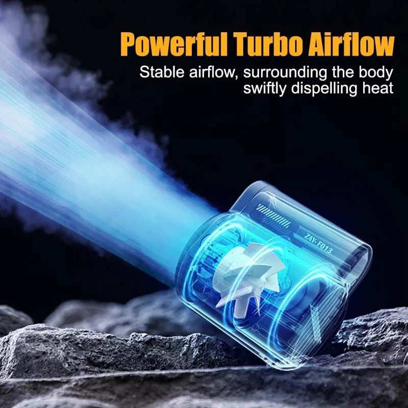 Hands-Free Waist Clip Fan USB Rechargeable 3-Speed Portable Clip-On Waist Fan Vue