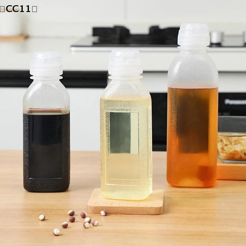 Oil Dispenser Full 300 Bottle Kitchen Plastic Condiment Squeeze