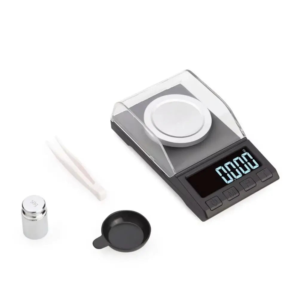 200g/100g/50g/20g/10g 0.001g Precision Digital Scale High Precision Portable Electronic Balance Scale Durable Dustproof Vue