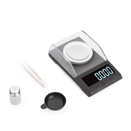 200g/100g/50g/20g/10g 0.001g Precision Digital Scale High Precision Portable Electronic Balance Scale Durable Dustproof Vue