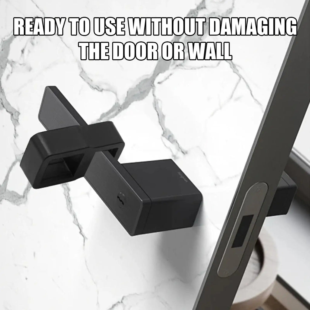 Portable Handles Door Stopper Silicone Gel Door Stop With Noise Reduction Transparent Wall Protection Door Knob Bumper For Kids Vue