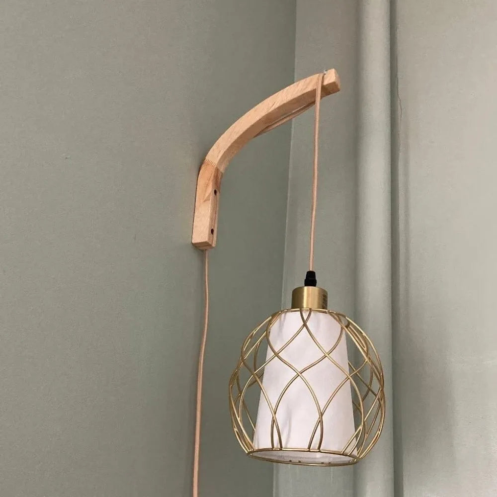 2PCS Wall Mounted Wooden Plant Hanger Farmhouse Style Multipurpose Wall Hanging Hook Handmade Sturdy Hanging Flower Pot Hook Vue