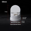 PVC Drain Pipe Rain Pipe Cap Sewage Pipe Large Displacement Anti-rat Cover White PVC Pipe Septic Tank Anti-odor Cover Balcony Vue -50
