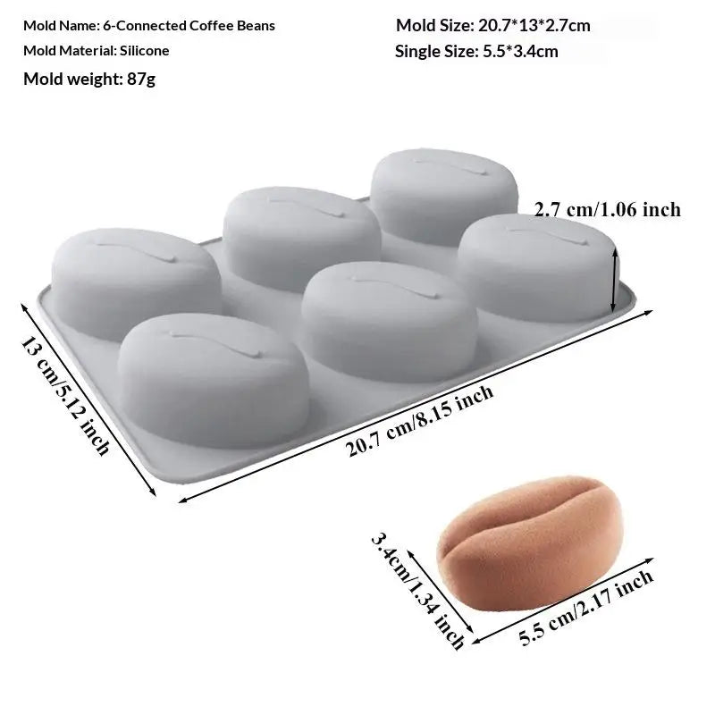 Silicone Cake Decor Moulds Ice Tray Candy Cookie Chocolate Baking Mold Vue 6