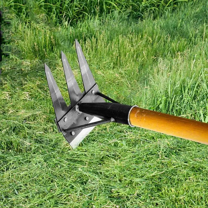 Carbon Steel Garden Hand Rake – 2–7 Tooth Weeding Tool Garden Hand Rake Vue
