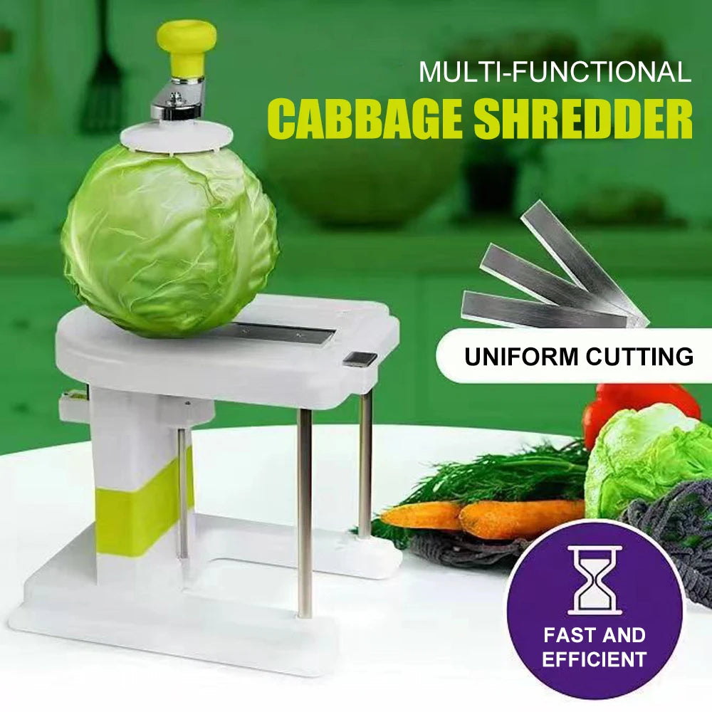 Rotary Cabbage Shredder Small Size Cheese Grater Manual Vegetable Cabbage Chopper Kitchen Gadgets for Home Use Vue