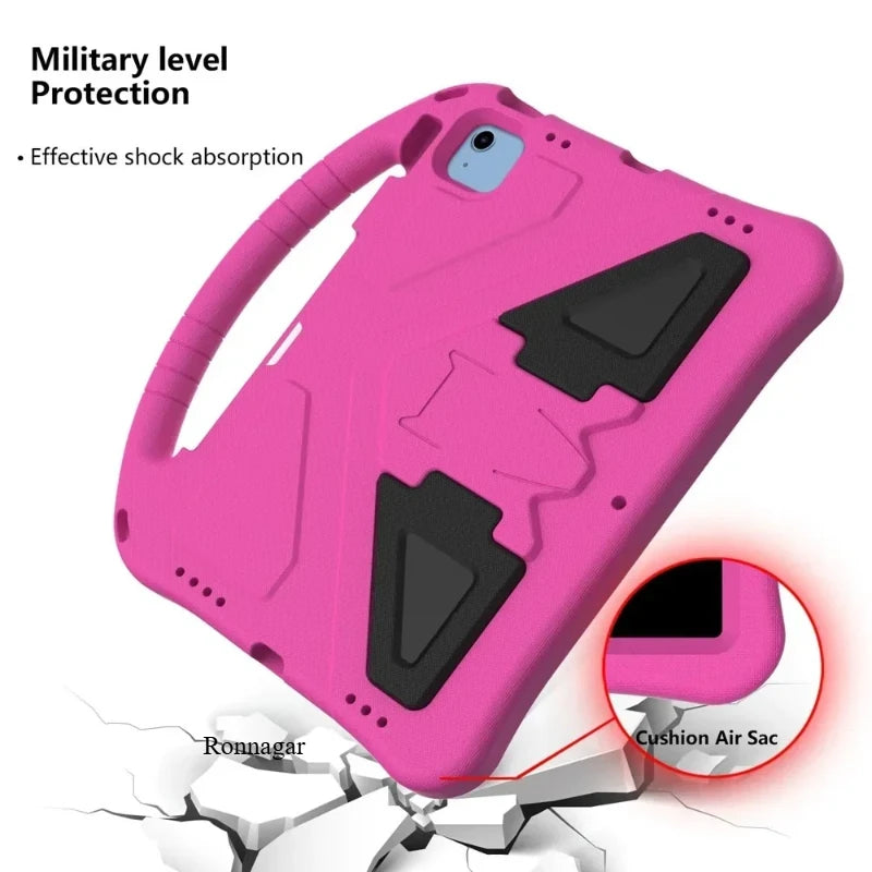 Ronnagar EVA Kids iPad Case with Stand – All Models 2024–2025 Kids Tablet Case Vue
