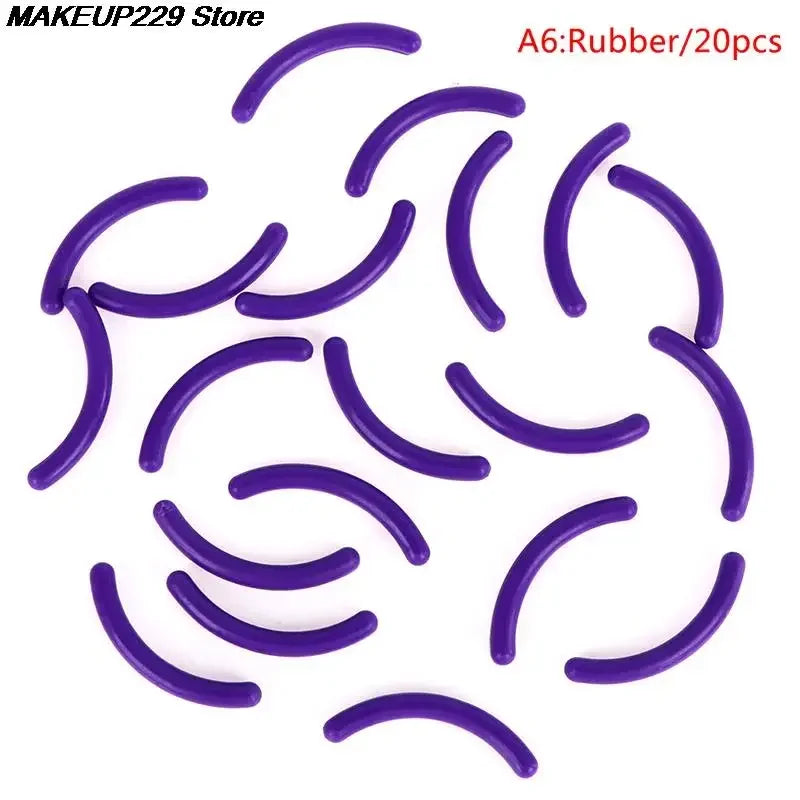 20Pcs Curler Universal Replacement Pads Rubber Pad Beauty Tool MakeUp Replacement Eyelash Type Curling High Elastic Vue M109 20pcs-7