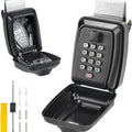 Password Combination Key Lock Box Storage Key Wall Mounted Outdoor Waterproof 12 Digit Security Key Safe Secret Organizer Box Vue Black-in-vehicle