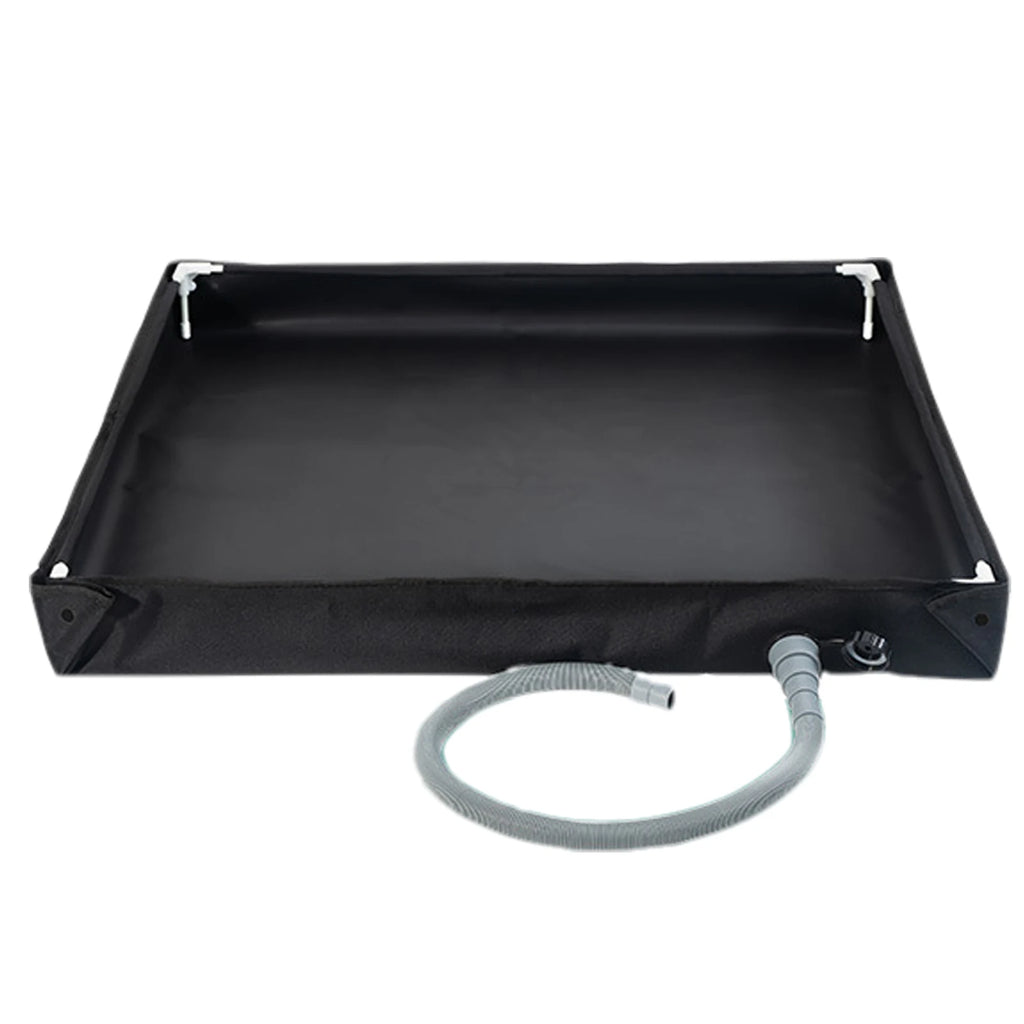 Outdoor Camping Shower Tent Floor Base 80x80x10cm Folding Shower Pan With Drain Pipe Portable RV Shower Pan For Camping Travel Vue A China Mainland