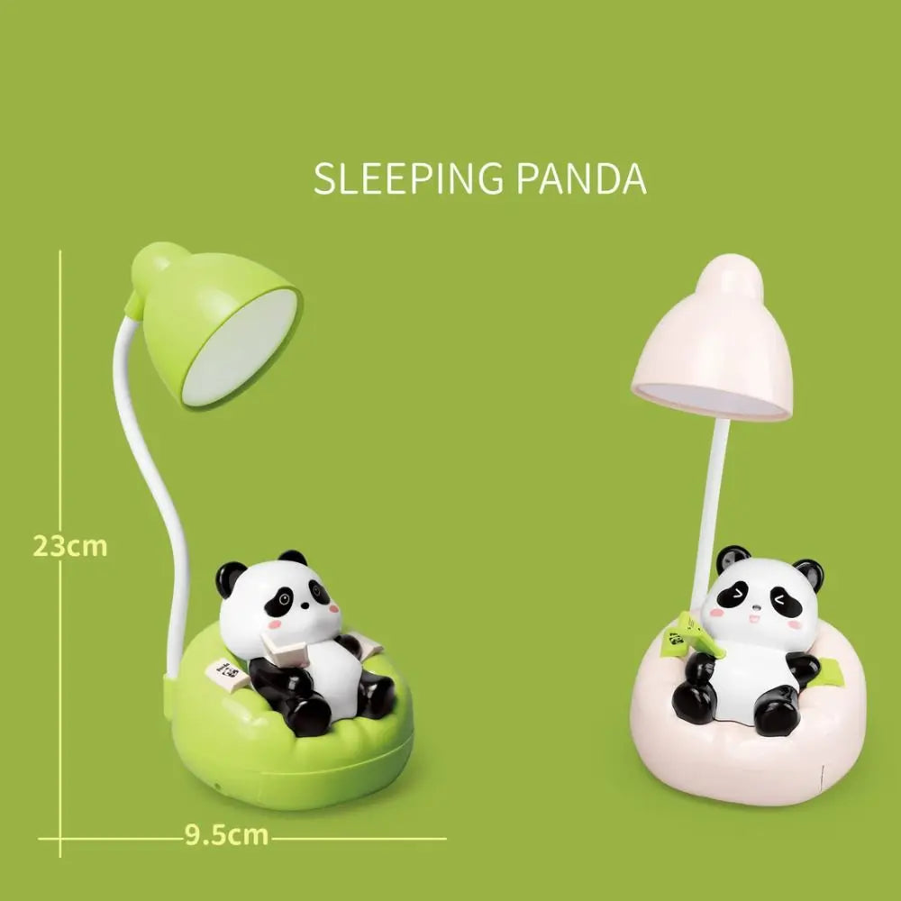 Chargeable Sofa Panda Nightlight Ornament USB-C 360° Adjustable Panda Mobile Phone Bracket Cartoon Children's Sleep Light Vue