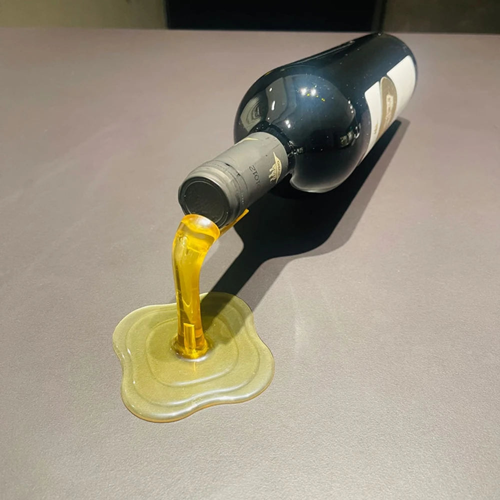 Spilled Wine Bottle Holder – Fun Novelty Wine Rack Stand Wine Bottle Rack Vue