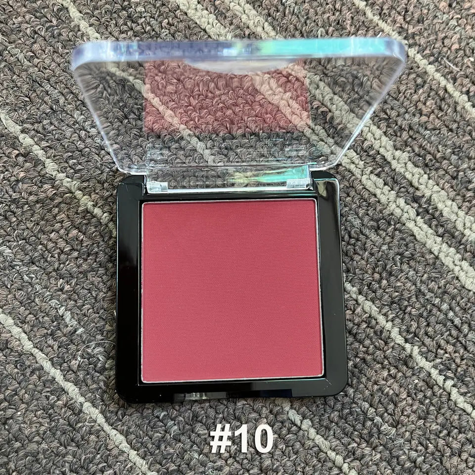 10pcs Pink Blush Palette Private Label Cosmetics Face Makeup Matte Pressed Powder Blusher Wholesale Bulk For Business Vue 10