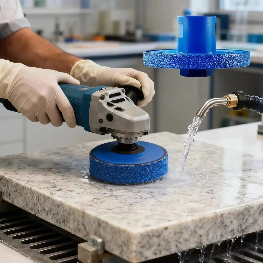 Heavy-Duty Diamond Flat Grinding Wheel Dry and Wet Use Standard Threaded Interface Concrete Grinding Wheel Vacuum Brazed Vue