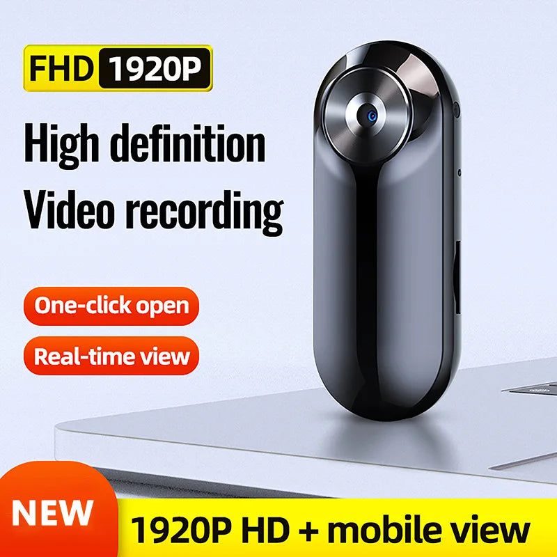 Mini Body Voice Recorder Camera Audio Video Activated One Click Recording Portable Recorder with Microphone for Work and Life Vue 256GB