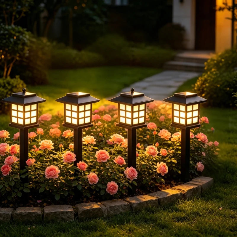 Led Solar Pathway Lights Waterproof Outdoor Solar Lamp for Garden/Landscape/Yard/Patio/Driveway/Walkway Lighting Vue