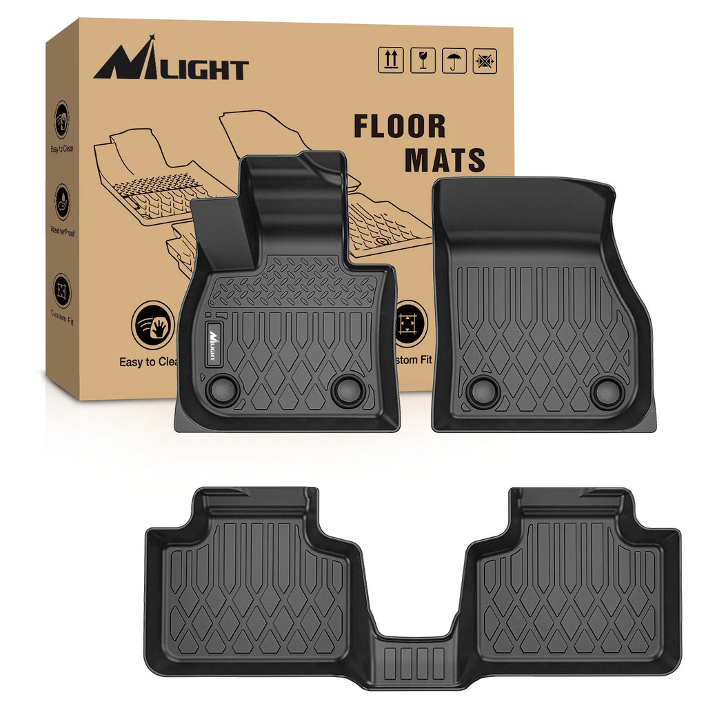 Nilight TPE Floor Mats for Mini Countryman F60 (Not for Manual Transmission) 2017 2018 2019 2020 2021 2022 2023 2024 Mini Countryman 2025 2026 (Not for SE/Electric Models) All Weather Custom Fit Heavy Duty Floor Liners Vue 2025 MiniCountryman United States