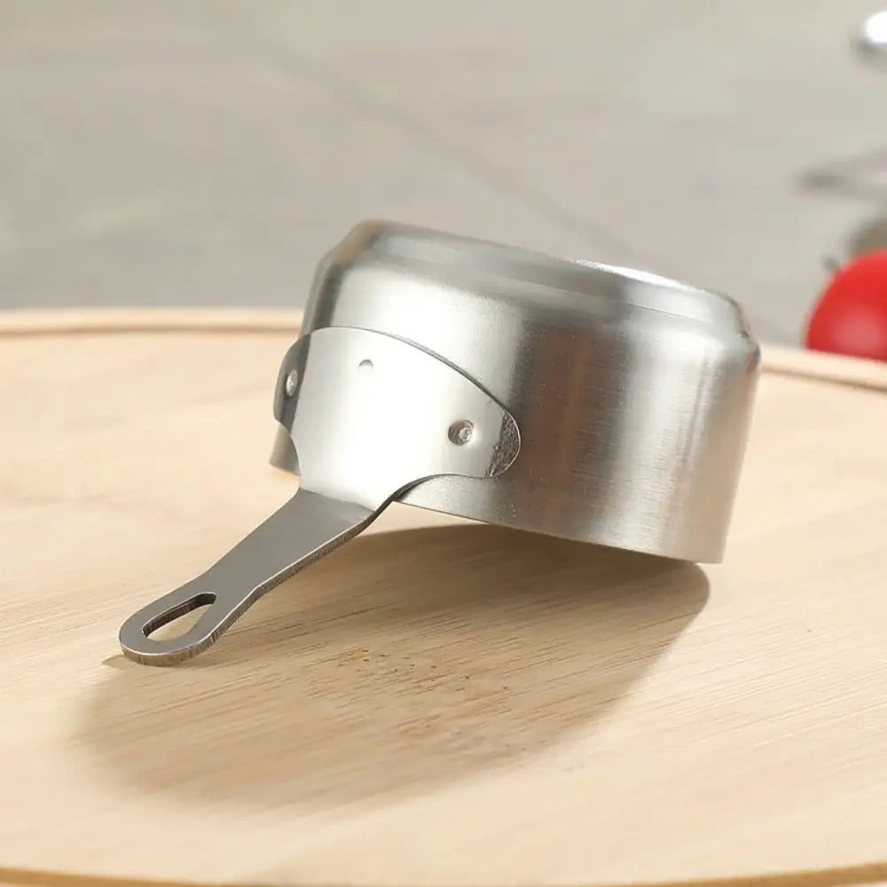 Multifunction Stainless Steel Sauce Cup with Handle 50/80/100ML Seasoning Bowl Non-rust Mini Sauce Pan Gravy Vue