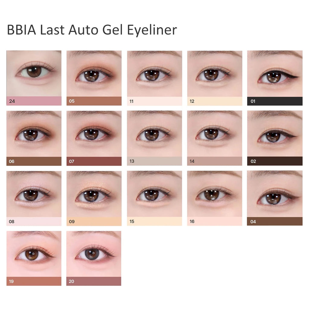 BBIA Last Auto Gel Eyeliner,Precise Line Control & Fade-Resistant,Intense Pigment & All-Day Wear,Korean Cosmetic,Korean Makeup Vue