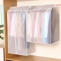 ABKW-2PCS Clothing Rack Dust Cover Clothes Hanging Bag Enclosed Clothes Rack Floor Hanger Cover Wardrobe Storage Cover B Vue Default Title