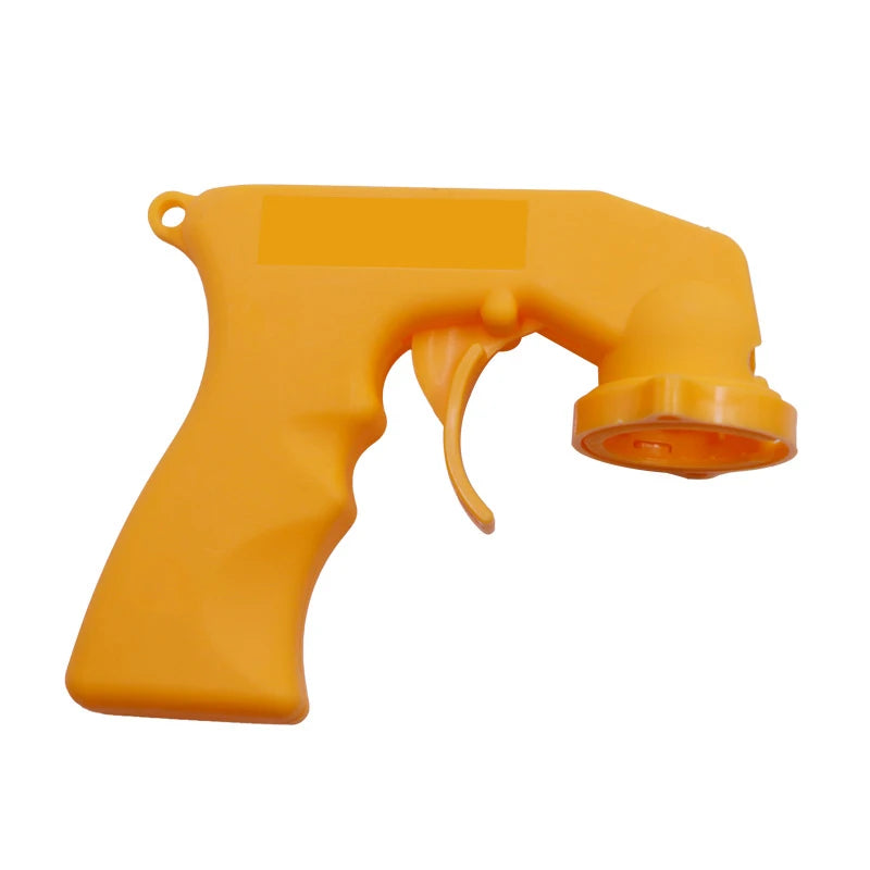 Car Spray Paint Gun Handle Spray Full Grip Lock Handle Trigger Polish Can Spray Paint Maintenance Repair Tool Car Accessories Vue yellow