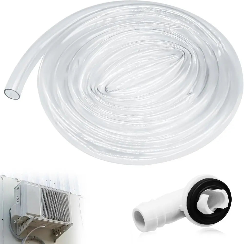 Portable Air Conditioner Drain Hose Drainage Set Split Casement AC Drain Hose With Connector Universal Extension Hose Vue