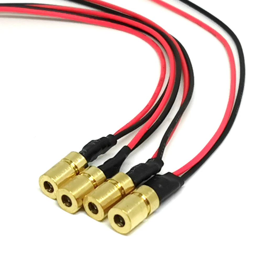 5pcs 3v 780nm 5mw Infra-Red IR Laser Module Mini Focusable Dot Head 6mm Diameter Module Vue