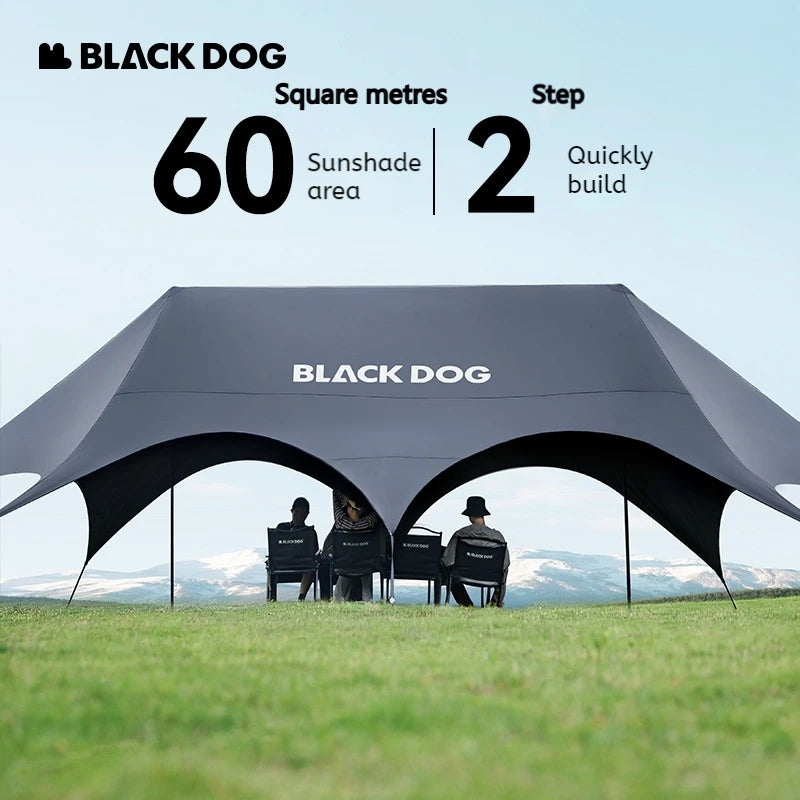 Naturehike BLACKDOG Yunman 8-Sided UV Canopy | Quick Setup Outdoor Canopy Shelter Vue
