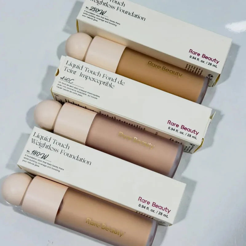 Rare Beauty Matte Touch Weightless Foundation Liquid Blendable Covers Flaws Dark Circles Freckles Acne Coverage Face Base Makeup Vue