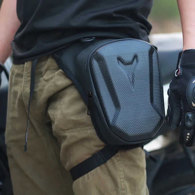 Motorcycle Leg Tank Bag Waterproof Waist Crossbody Rider Biker Drop
