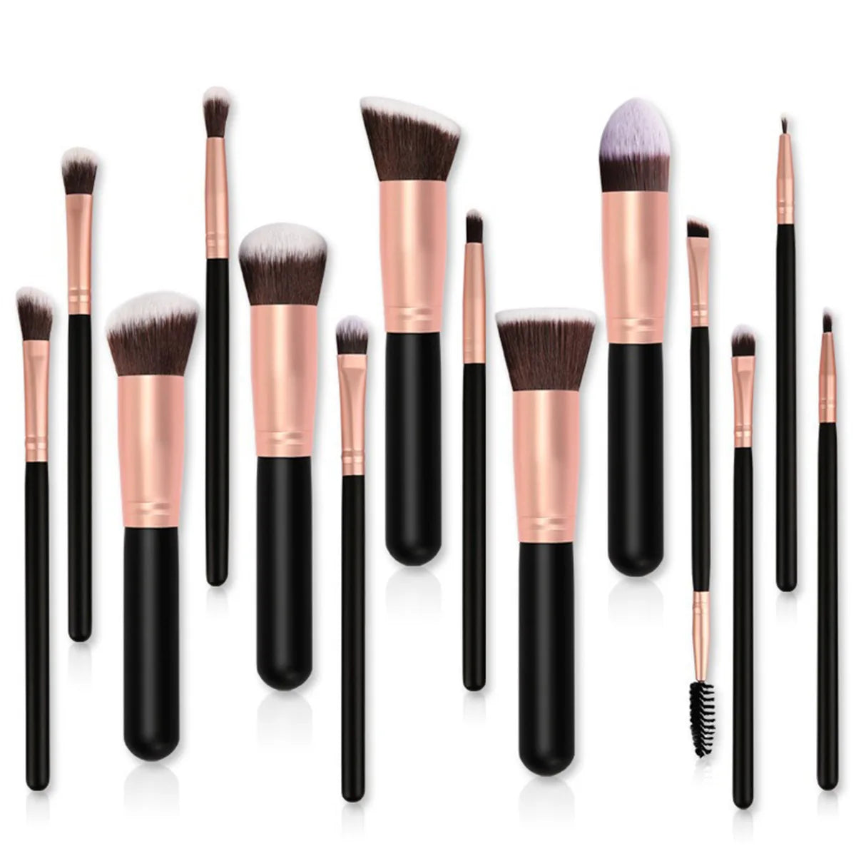 14PCS Professional Makeup Brushes Set Premium Makeup Kit Synthetic Hair Foundation Power Eyeshadows Blending Beauty Tools Vue