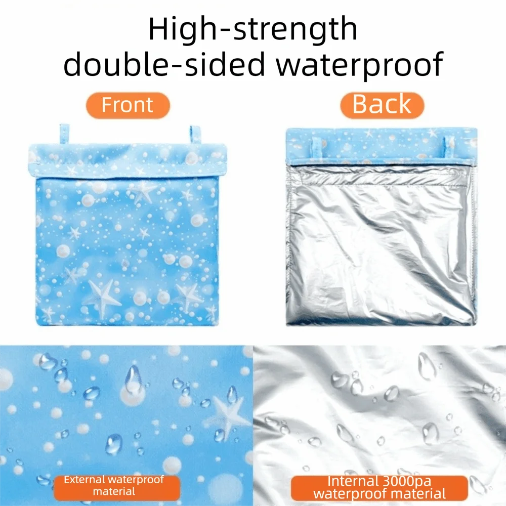 Waterproof Pet Cage Ice Pack Cartoon Pattern Insulated Pet Cooling Pouch with Ice Box Bite Resistant Vue