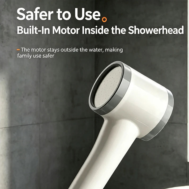 Electric Shower Cordless Handheld Shower Head Rechargeable Human Tourist Mobile Shower for Camping Outdoor Garden Country House Vue