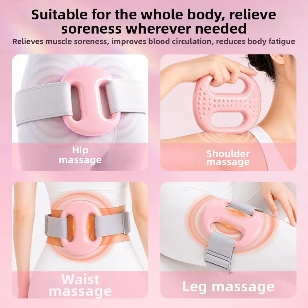 Full-Body Fascia Ring Deep Tissue Vibration Muscle Handheld Massager Multifunctional USB Charging Fascia Massager Vue