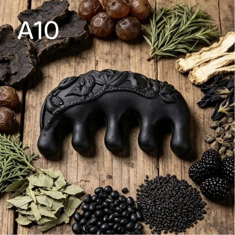 Natural Meridian Scalp Massage Wooden Comb Head Relax Tool Boost Scalp And Hair Health Care Vue A10