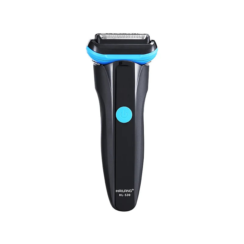 Reciprocating Electric Shaver Fully Waterproof and Quick-charging Portable Facial Grooming Trimmer Wet and Dry Shaver USB-C Port Vue black