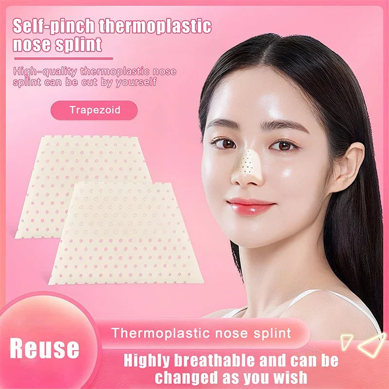 Self-shaping Nose Splint Low Temperature Thermoplastic Nose Job Adhesive Tape Fracture Splint Provide External Support Fixation Vue