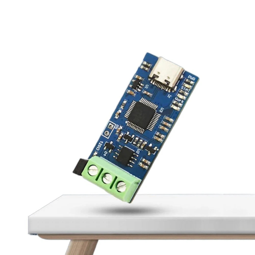 1PCS USB to CAN Module Support CAN FD CAN Bus Analyzer V2.0 CAN Debugging Assistant Board Type-C 5V USB to CAN Module Vue