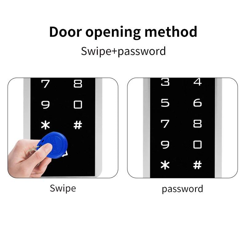 Mini 125Khz RFID Keypad Touch Access Control System WG26 Access Controller Keyboard for Home Security Sytem Vue