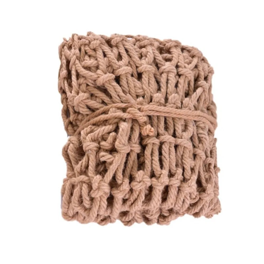 Hemp Rope Climbing Net Nature Jute Garden Balcony Twine Trellis