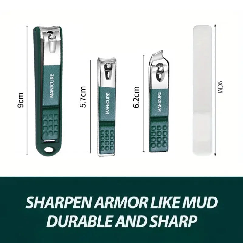 Carbon Steel Nail Clipper Combo Set – 4/6 Piece Grooming Kit Nail Clipper Set Vue