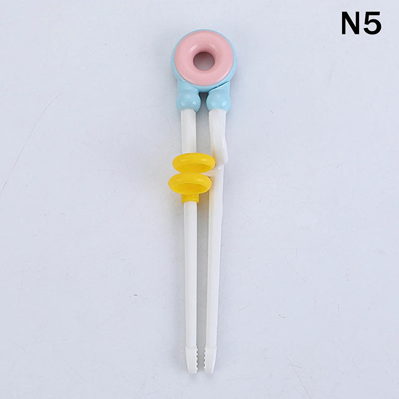 Home Party Cartoon Animal Head Chopsticks Plastic Environmentally Friendly Children Eating Training Baby Learn Chopsticks〔CC11〕 Vue N5
