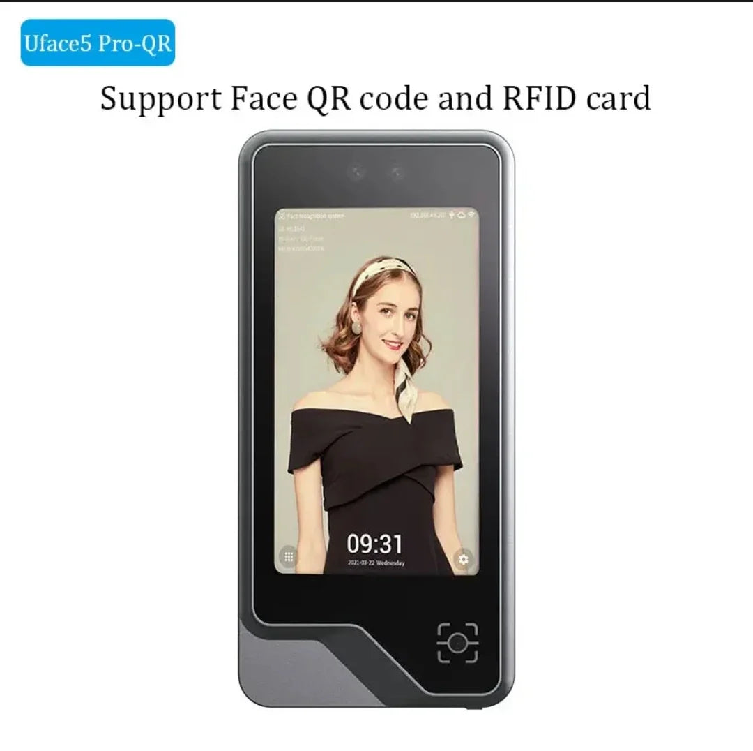 Wifi Face Recognition Powerful Access Control 2.8inch Screen Attendance Machine RFID Card Reader APP/PC Software/Cloud Support Vue uface5 pro