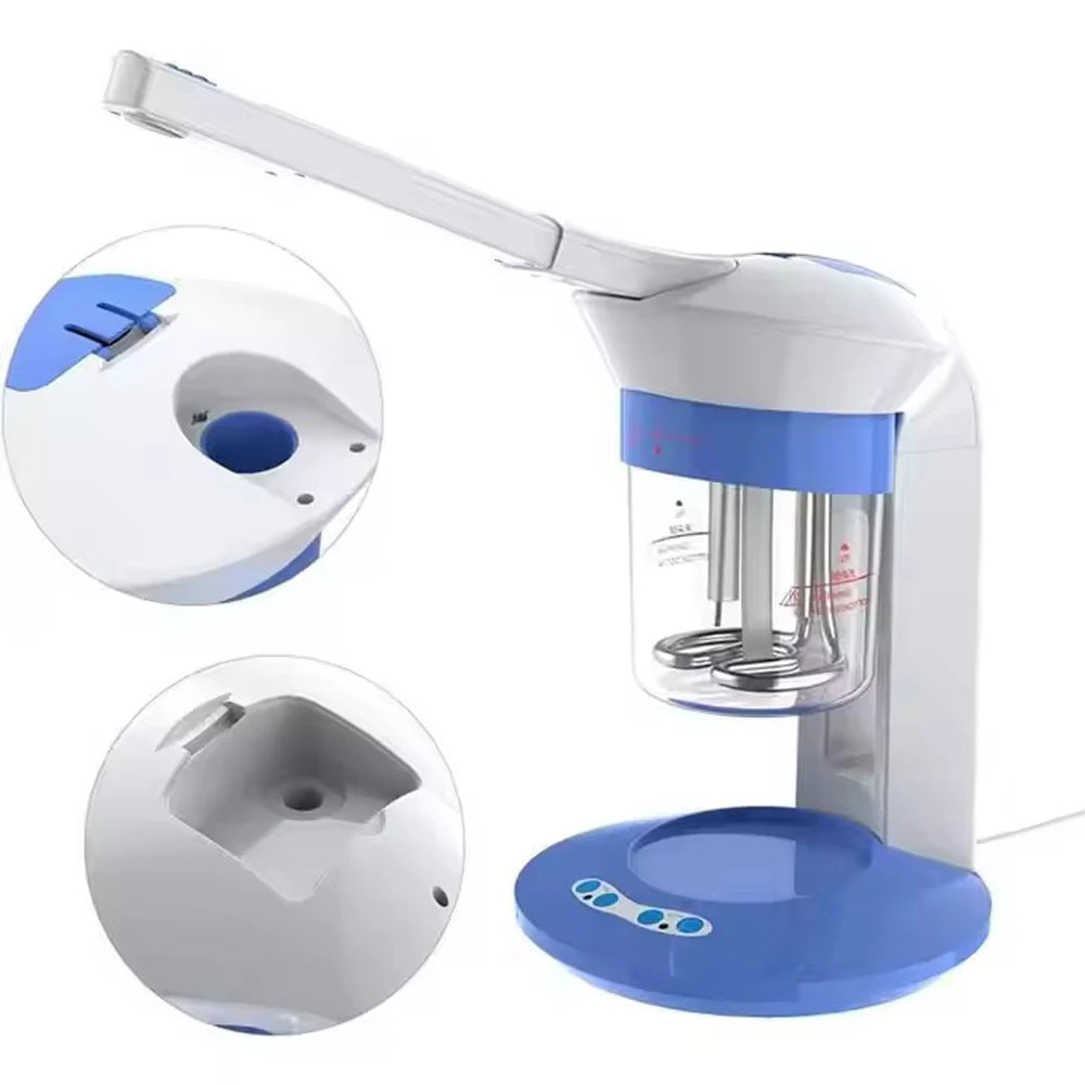 Ionic Hot Mist Facial Steamer – Portable Spa Vaporizer Facial Steamer Vue