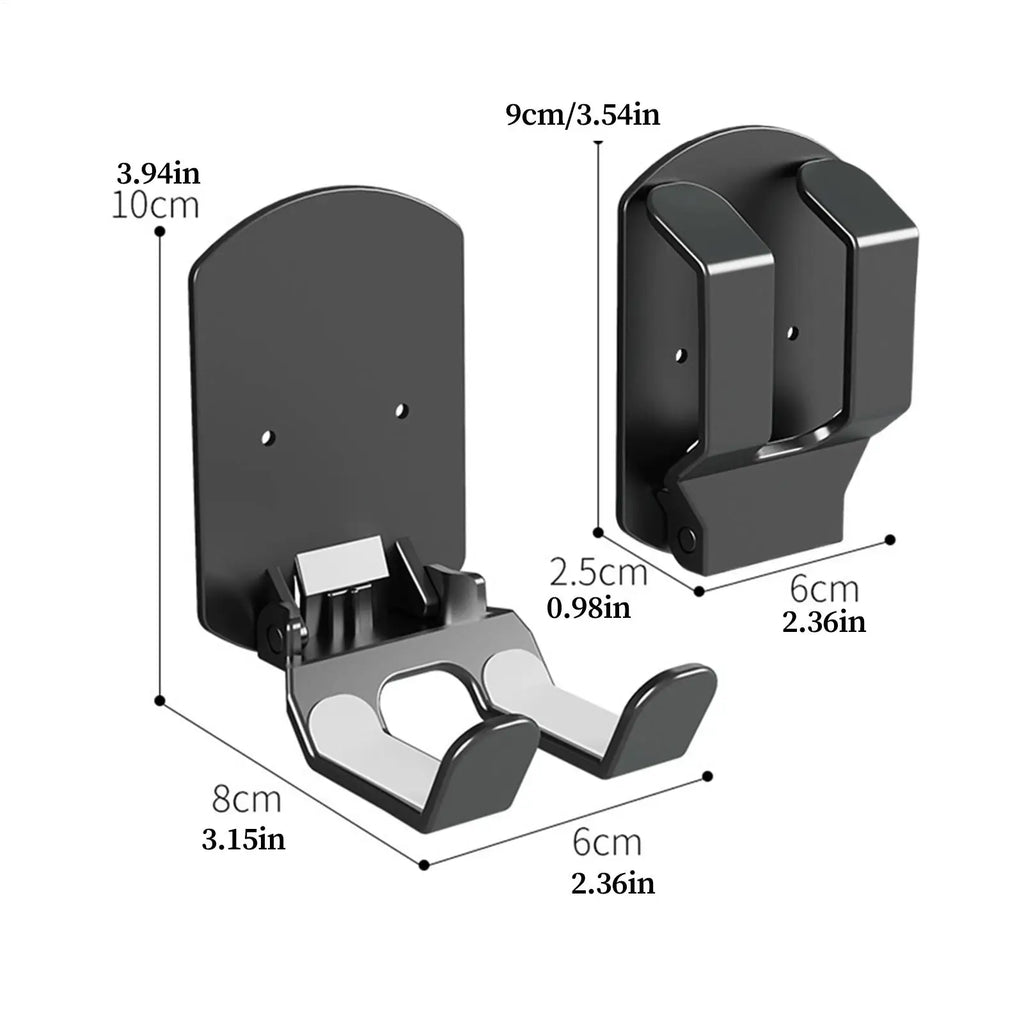 Folding Wall Hooks No-Drill Wall Mount Hanger Easy to Install Folding Hook for Kitchen Bathroom Towel Hanger Home accessories Vue