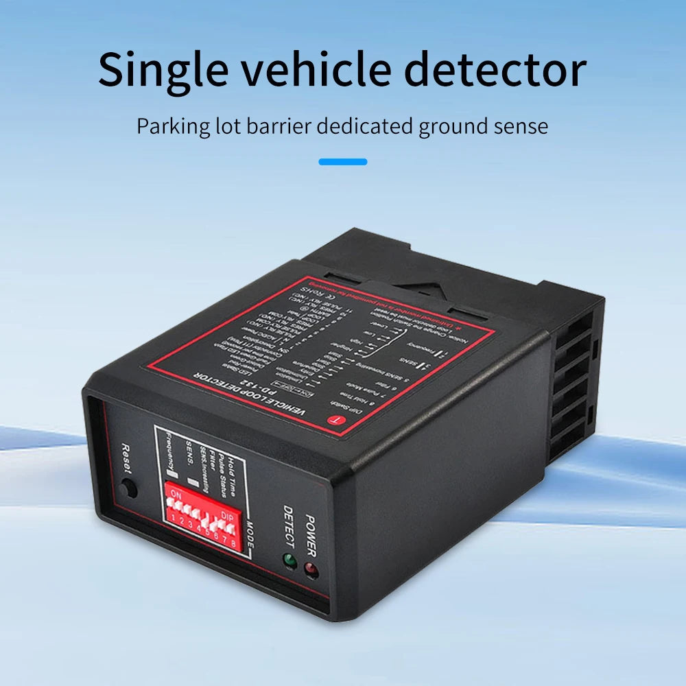 110V/220V Single Channel Traffic Control Vehicle Loop Detector Vehicle Inspection Device for Intelligent Car Parking Lot System Vue