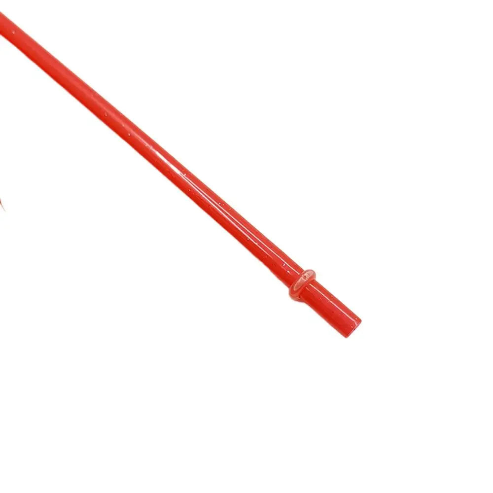 Reusable Gold Powder Plastic Straw Milk Tea Coffee Cup Accessories Vue Red
